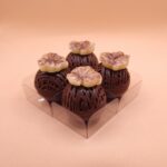 Bombom rendado de doce de leite com nozes